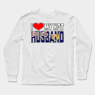 I Love My Hot Turkish Husband Long Sleeve T-Shirt